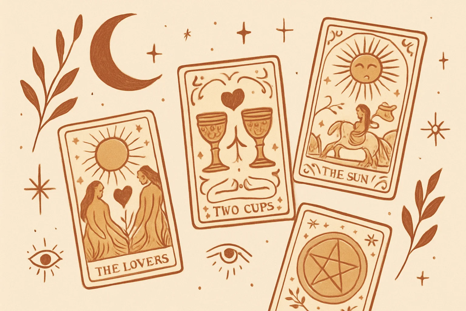 As cartas do amor no tarô: quais indicam romance